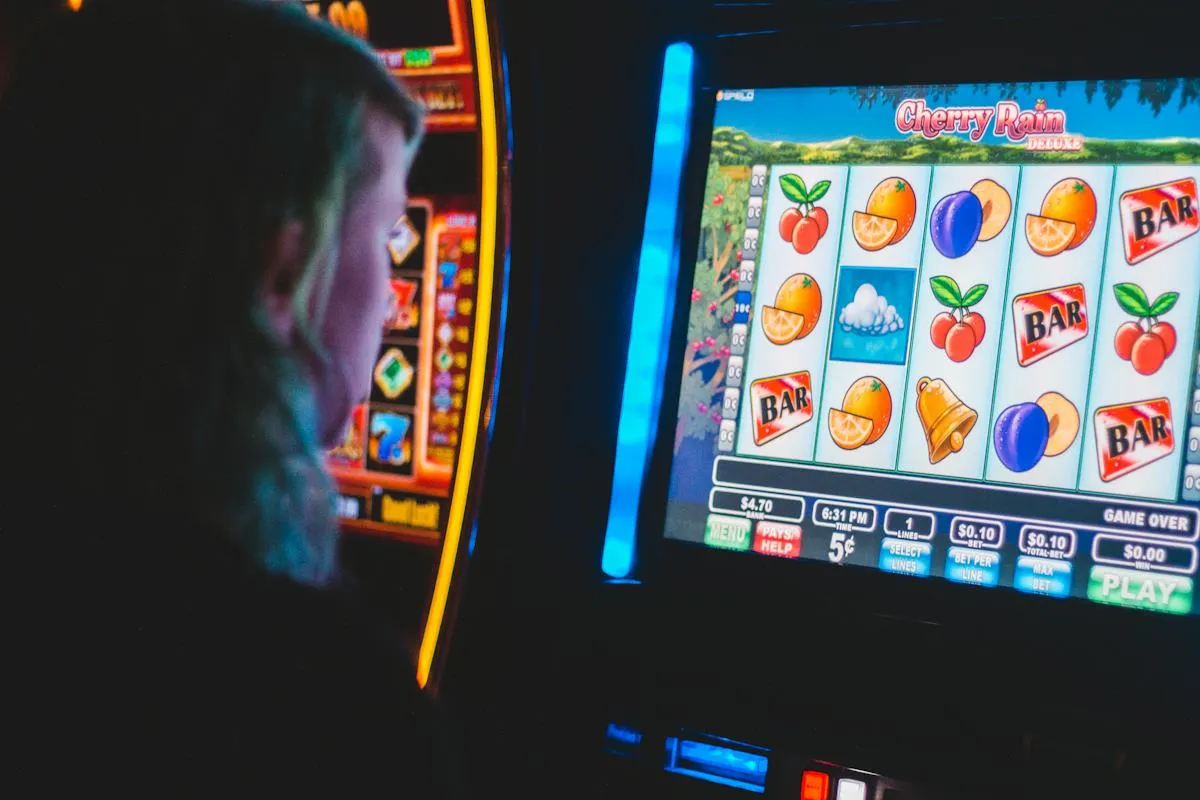 Kasinoteemaisen tapahtuman yksityiskohta